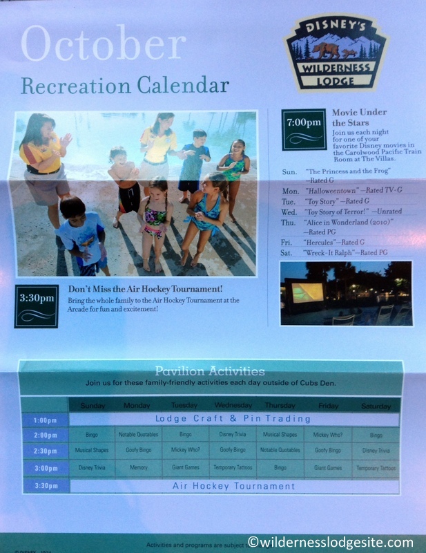 October 2014 Activity Sheet page 1